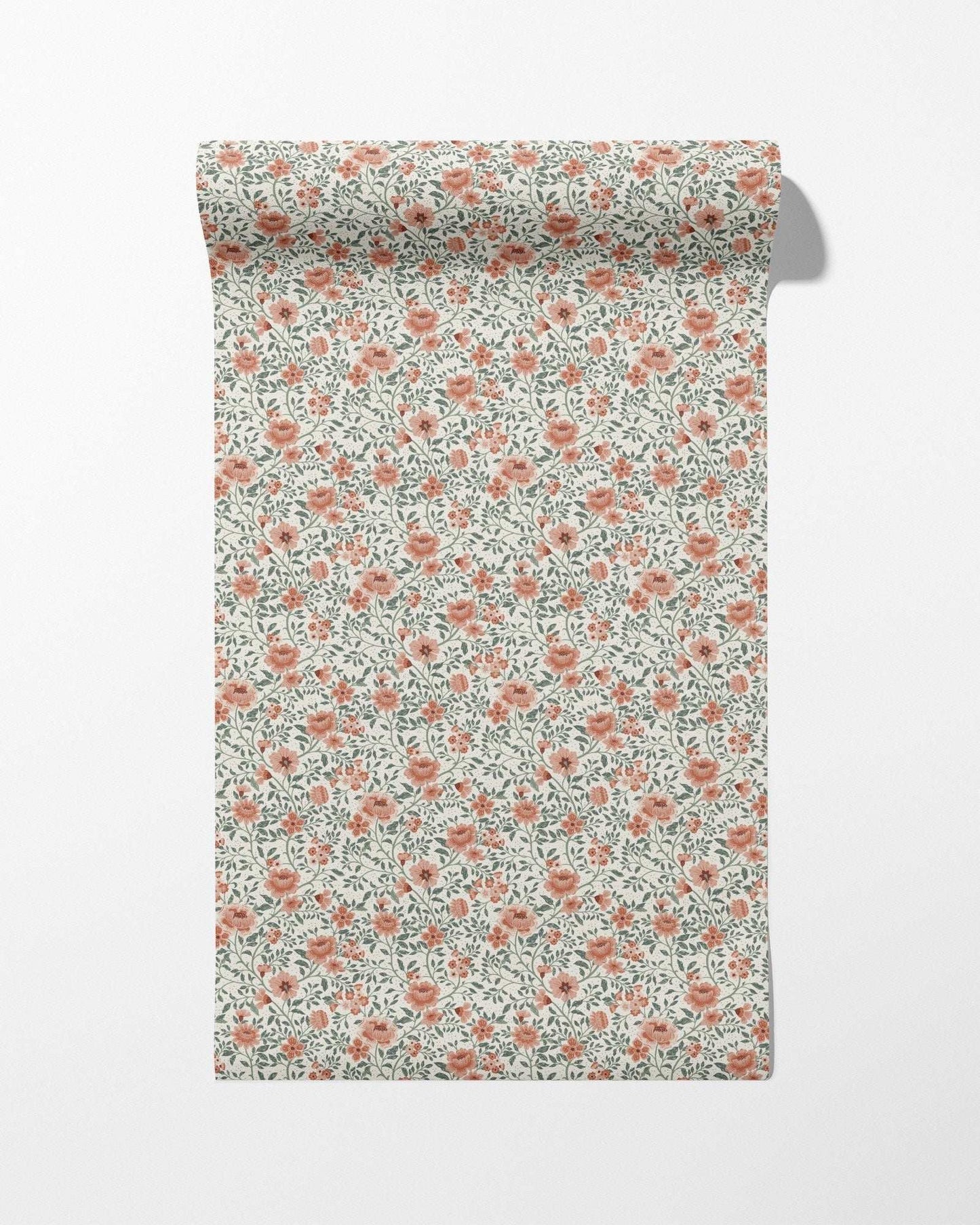Annabelle Wallpaper in Clay Garden