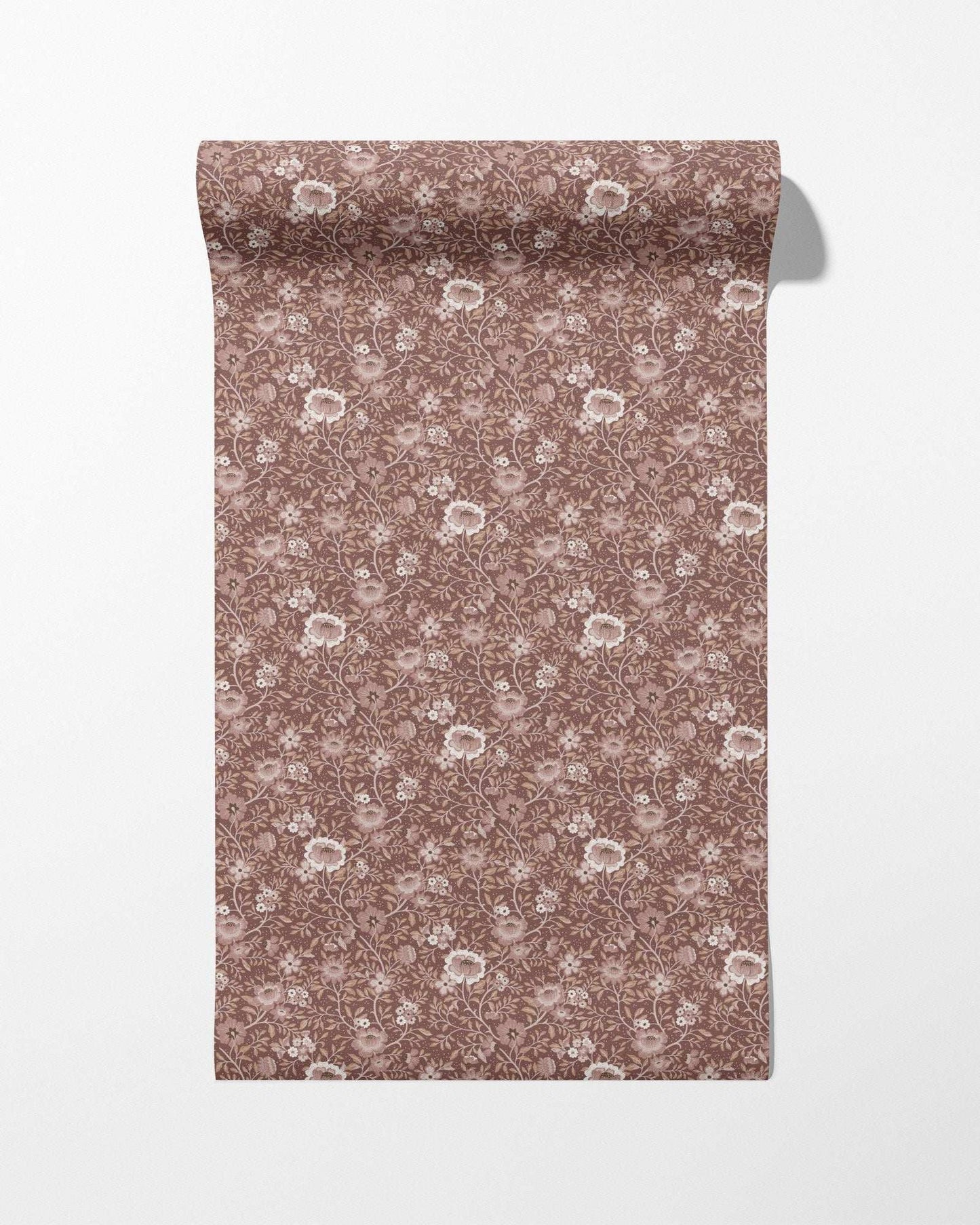 Annabelle Wallpaper in Plumwood Rose