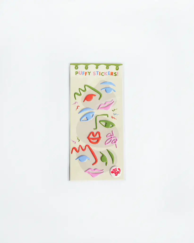 Art Party Puffy Stickers - 10 pack