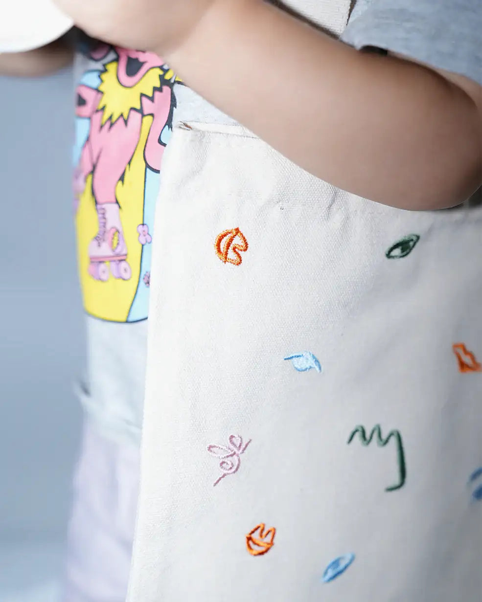 Mini Tote Bag (Art Party Theme)