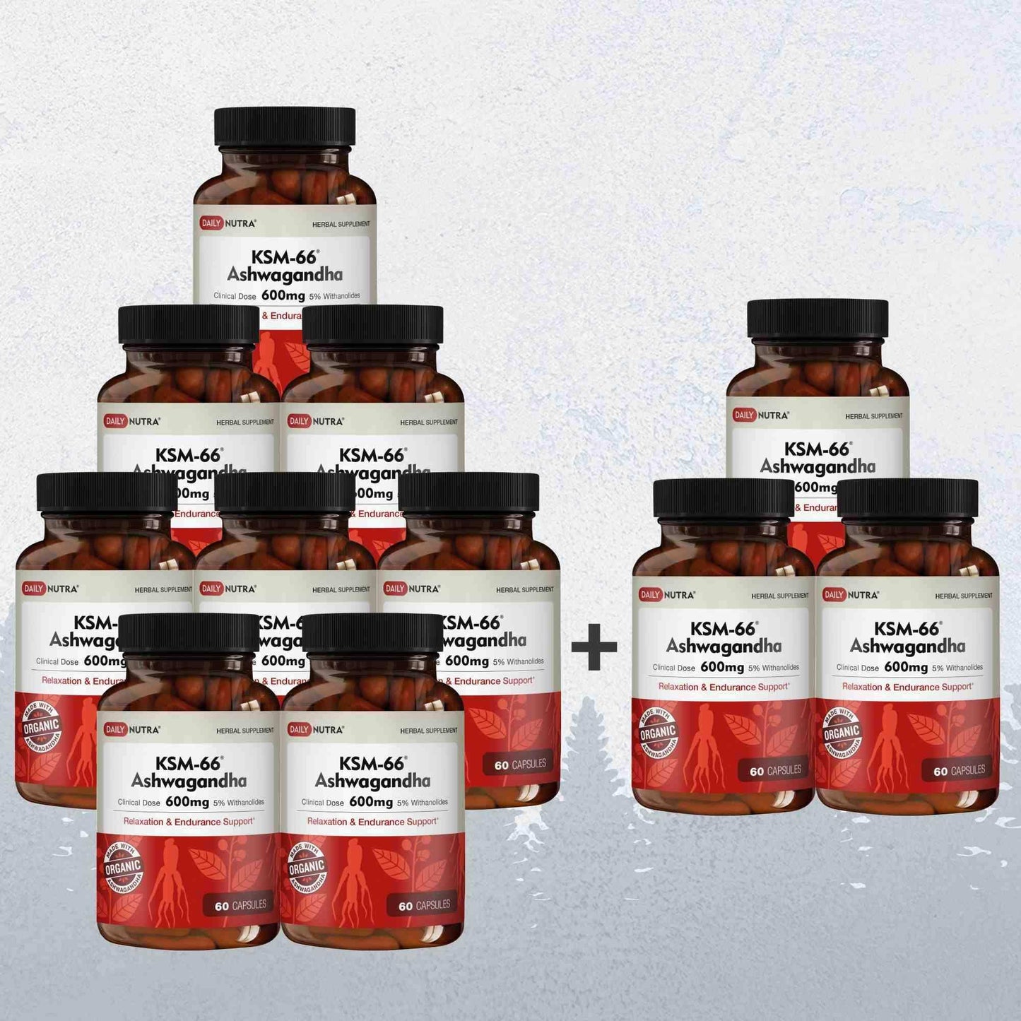 Daily Nutra KSM-66 Ashwagandha 600mg Capsules – Stress Relief & Relaxation