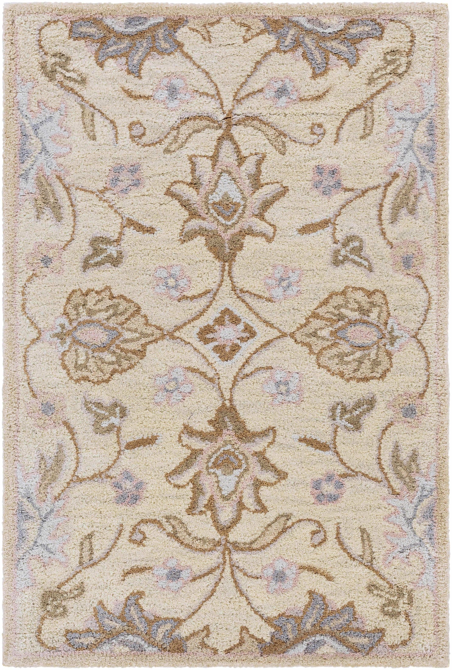 Conesus Hand Tufted Ivory 1109 Wool Rug
