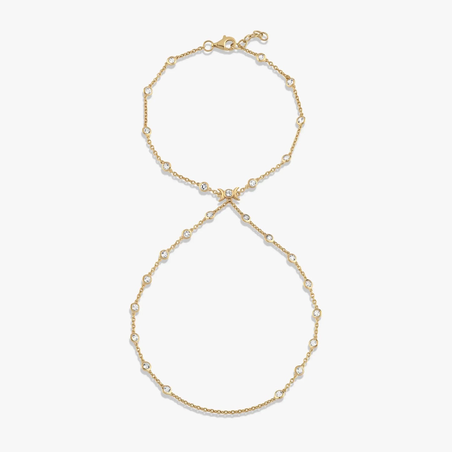 Triple Moon Hand Chain