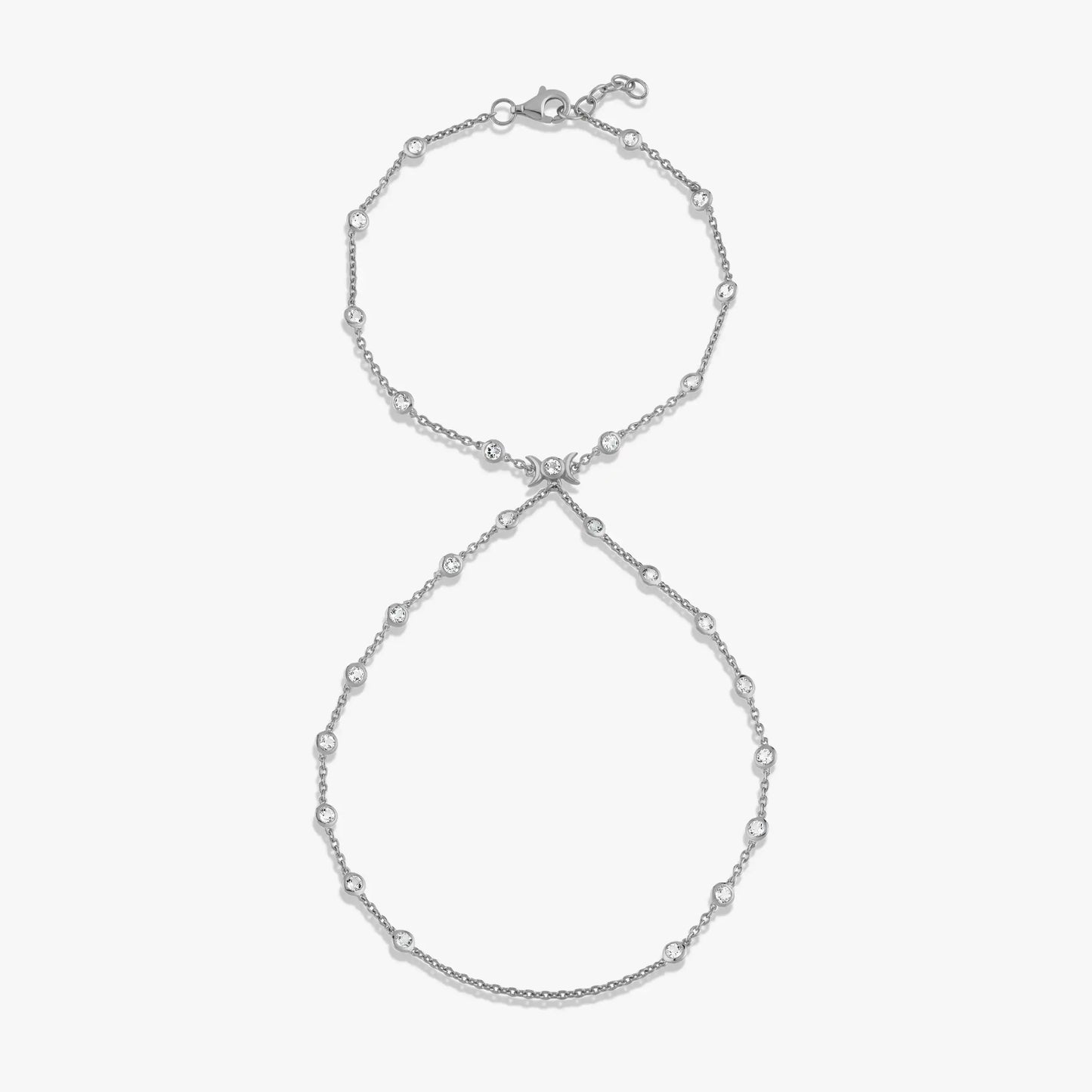 Triple Moon Hand Chain