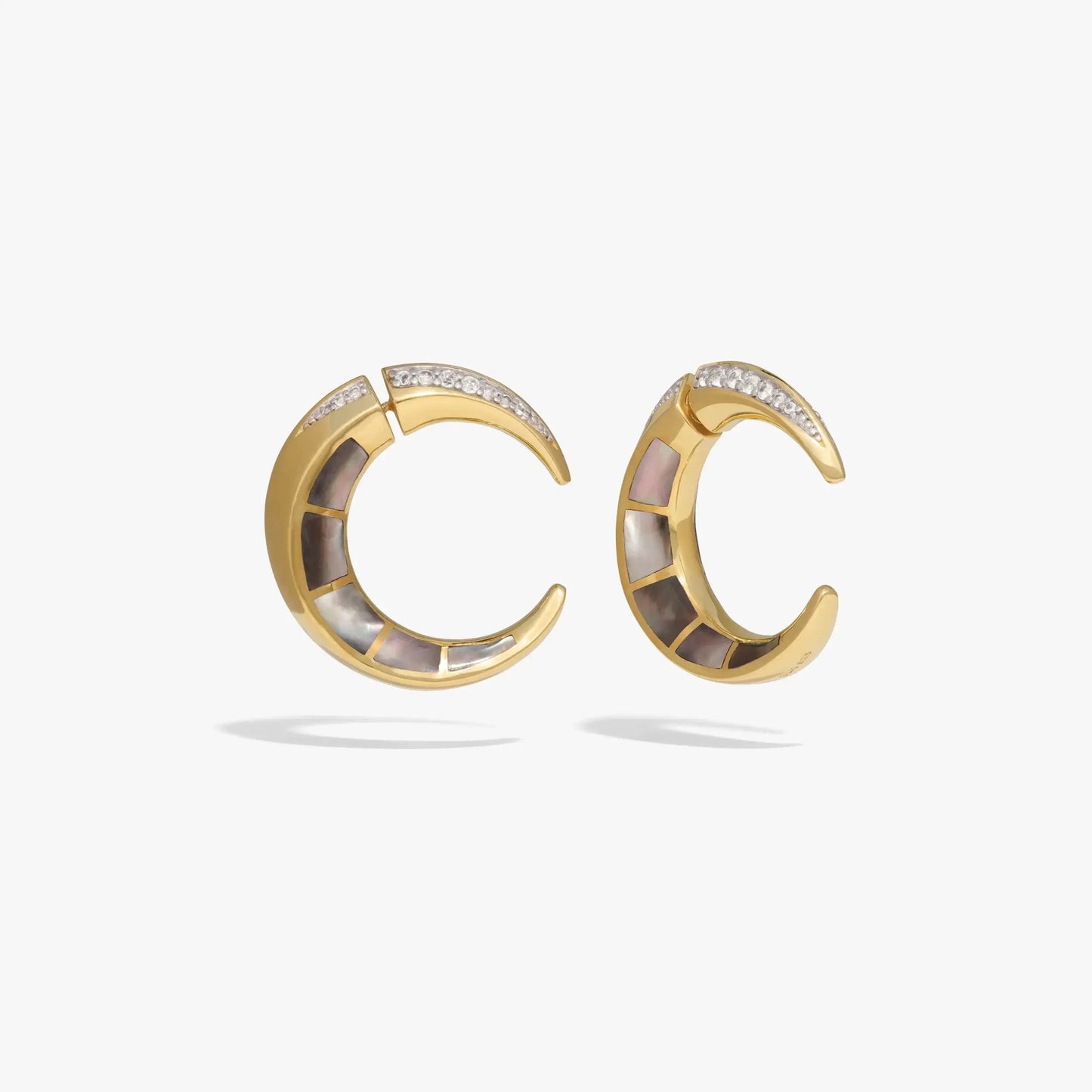 Statement Crescent Moon Earrings
