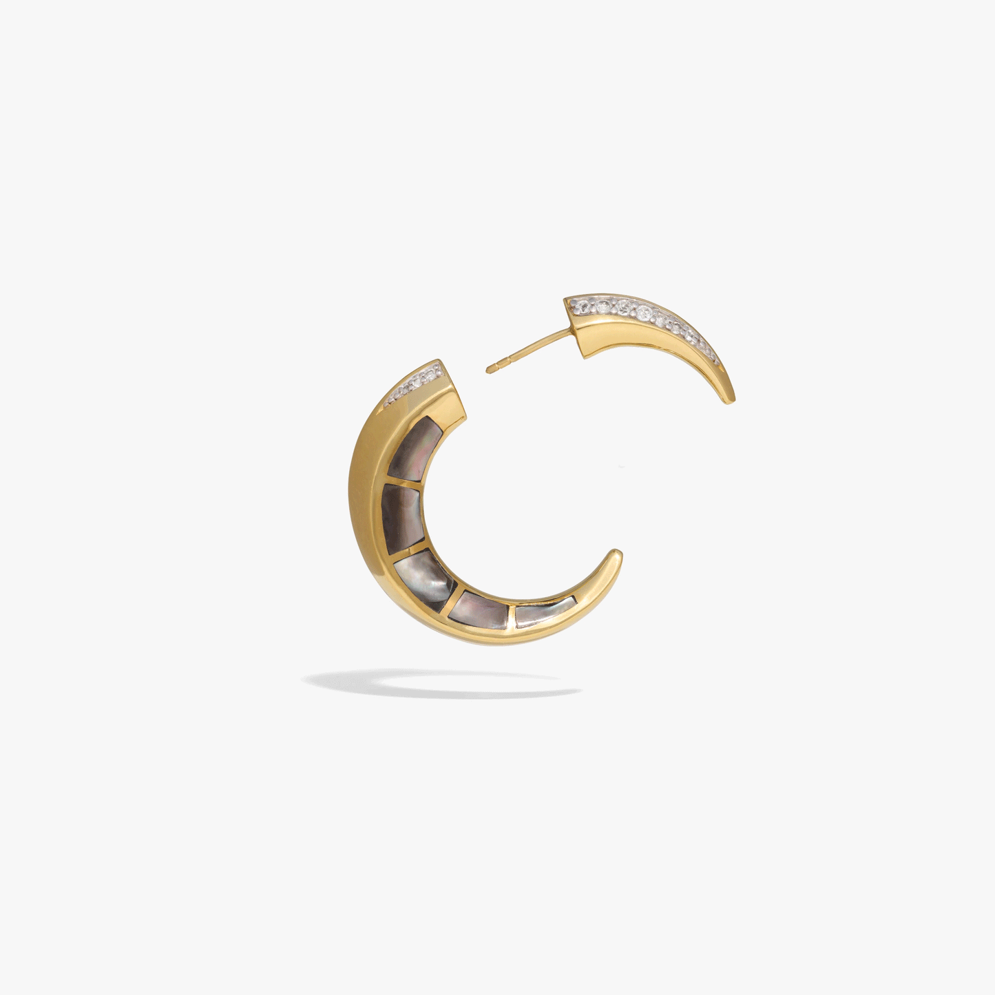 Statement Crescent Moon Earrings