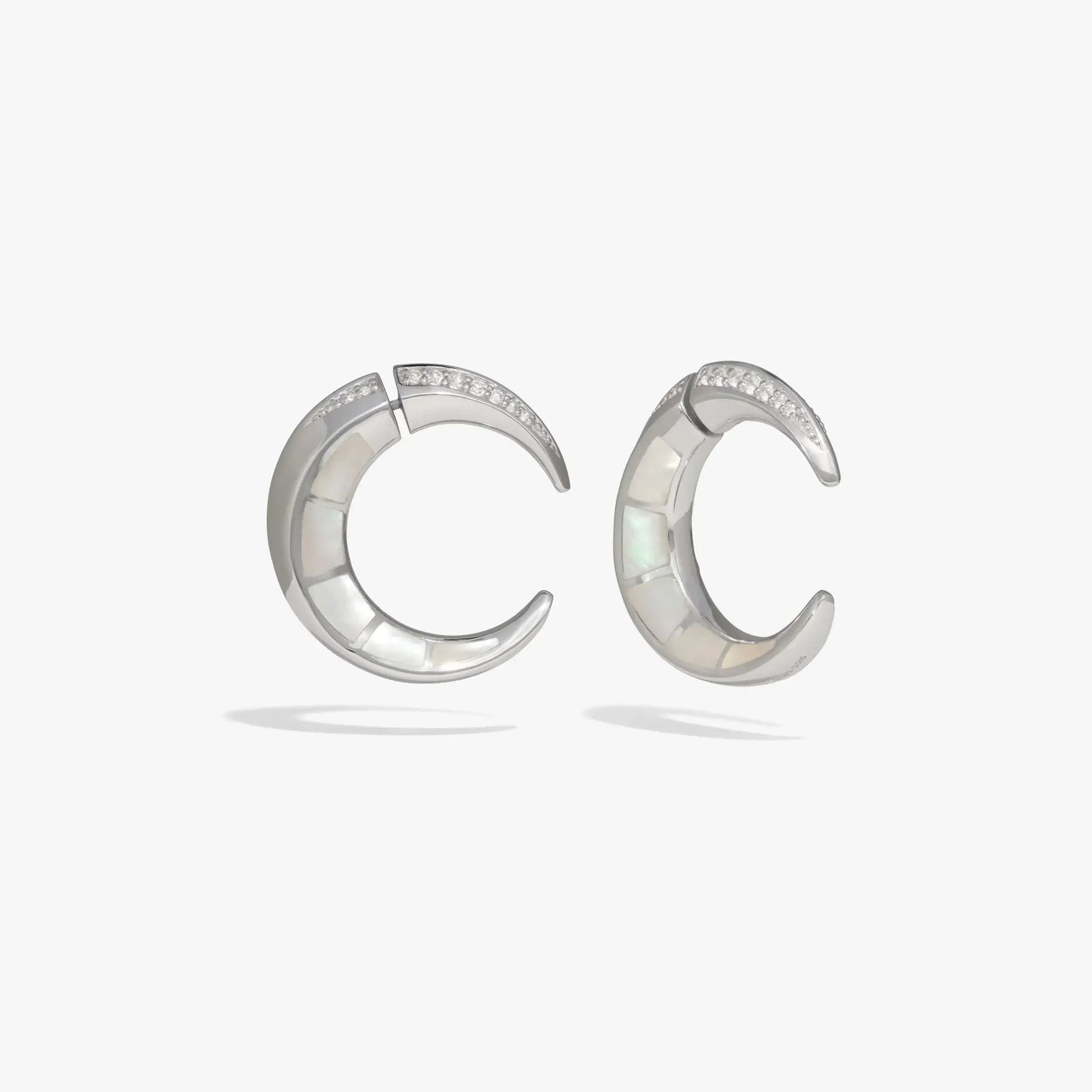 Statement Crescent Moon Earrings