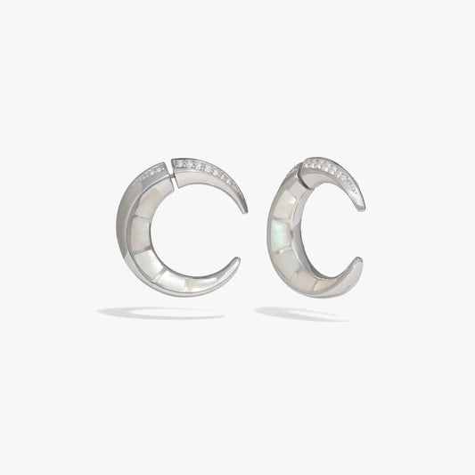 Statement Crescent Moon Earrings