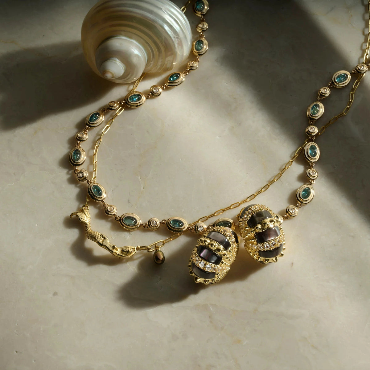 Sea Siren Pearl Necklace
