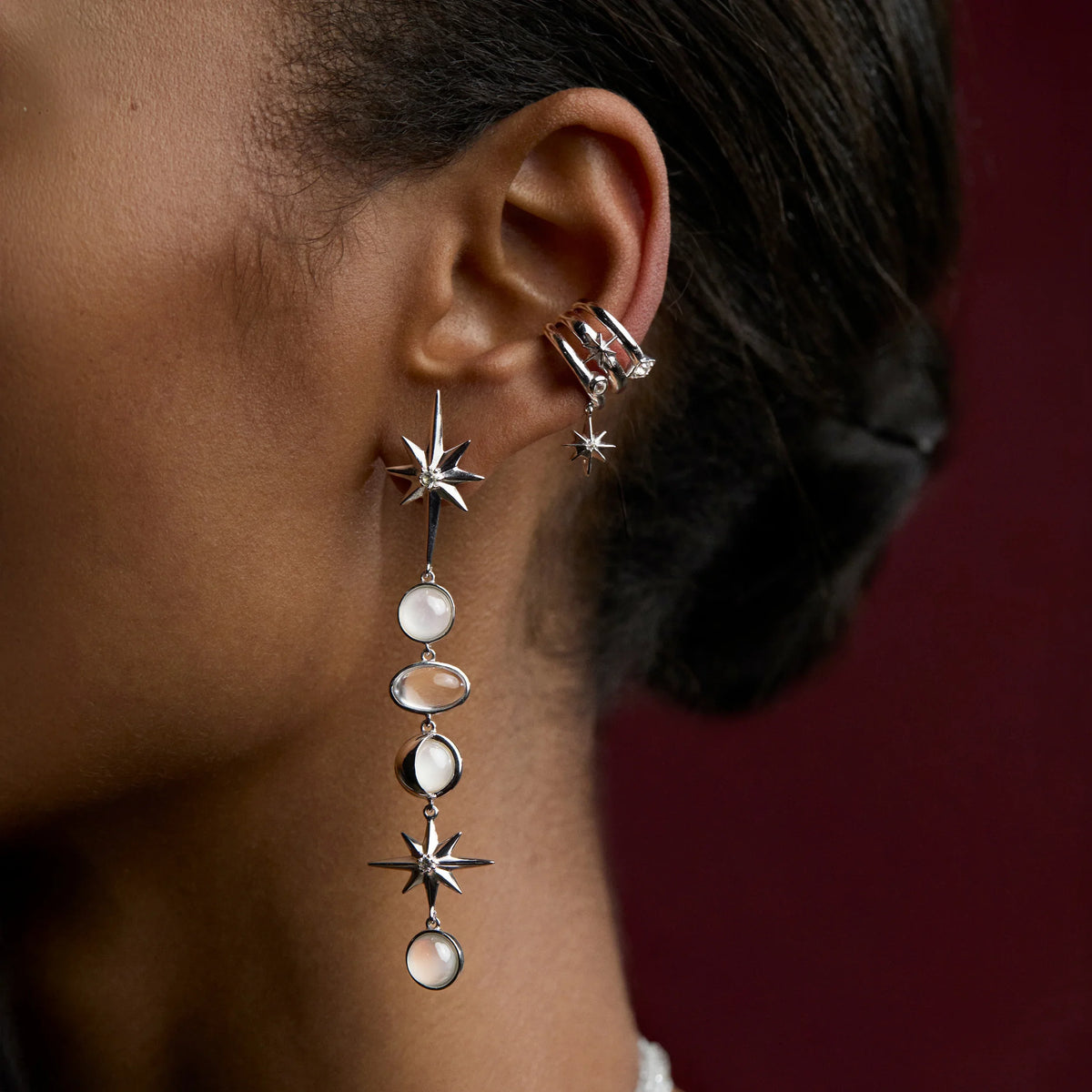 Midnight Drop Earrings