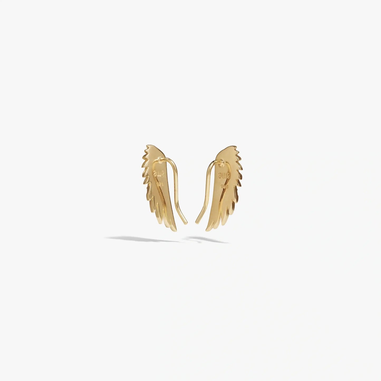 Sapphire Wing Ear Climber