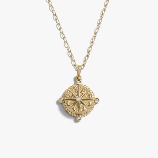 Compass Locket Necklace