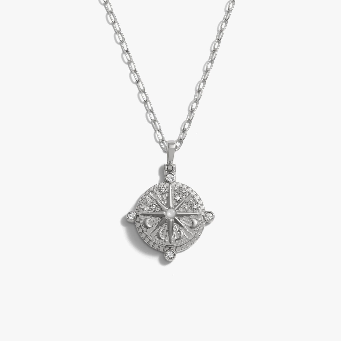 Compass Locket Necklace