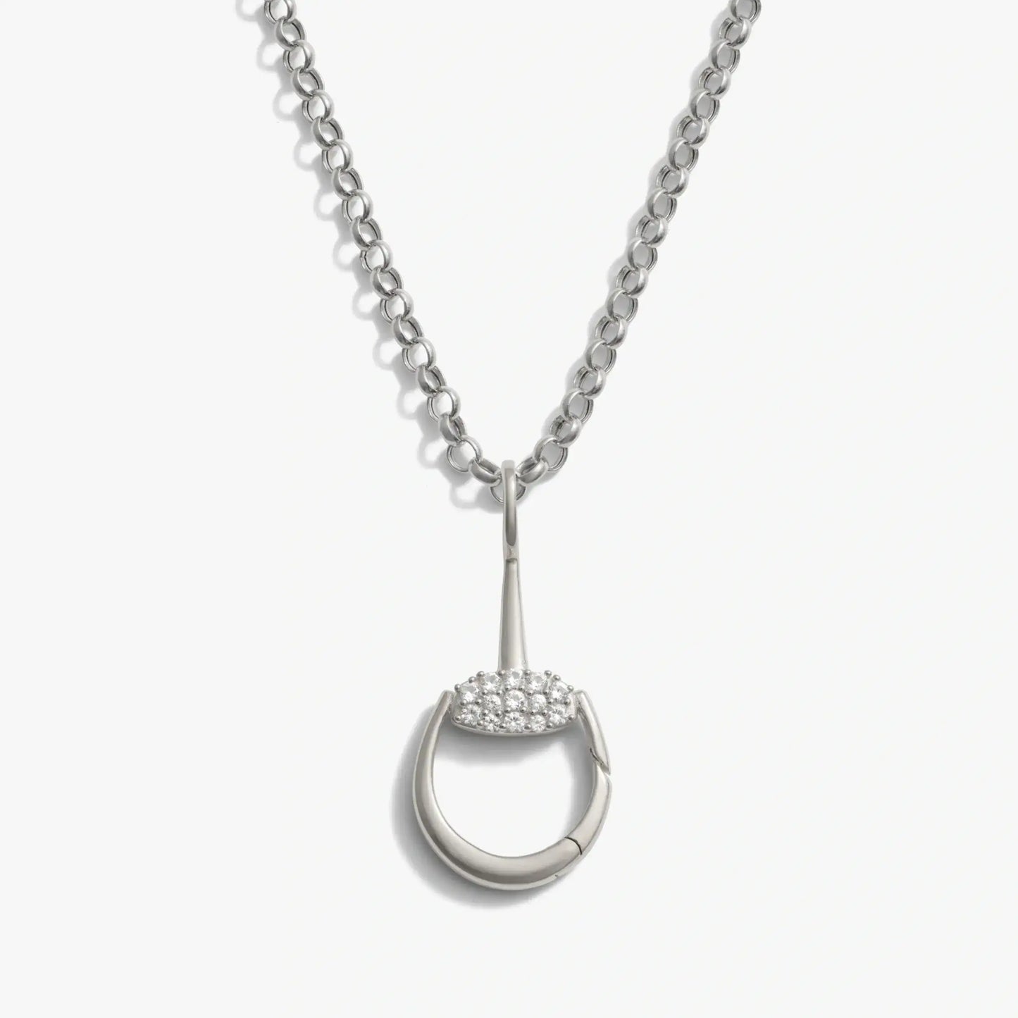 Horsebit Charm Link Necklace