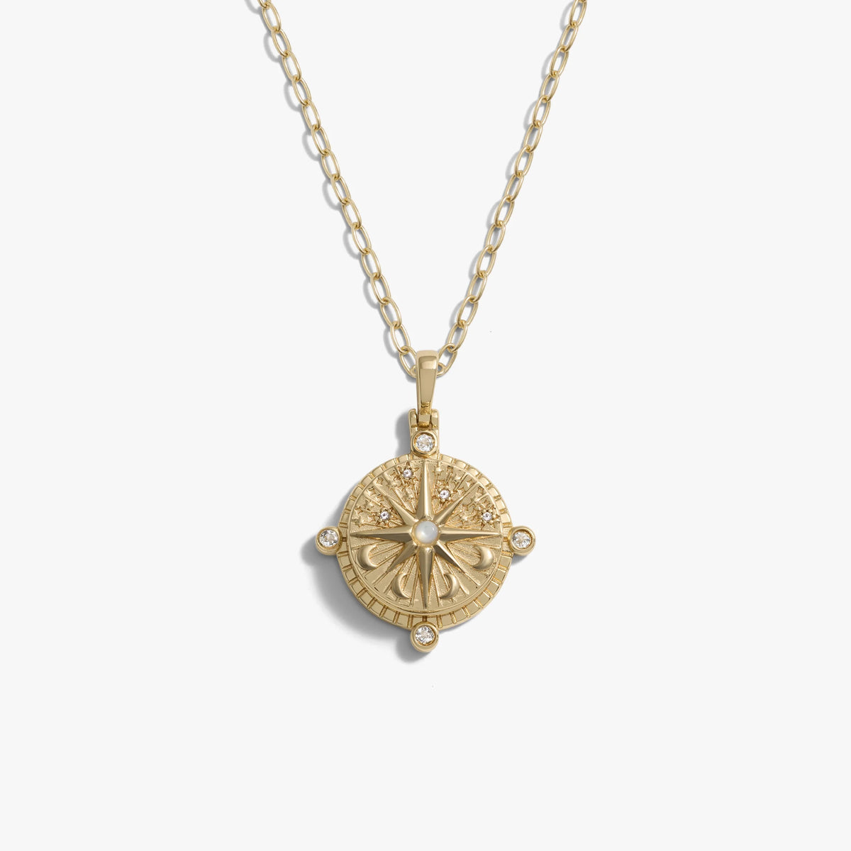 Compass Locket Necklace
