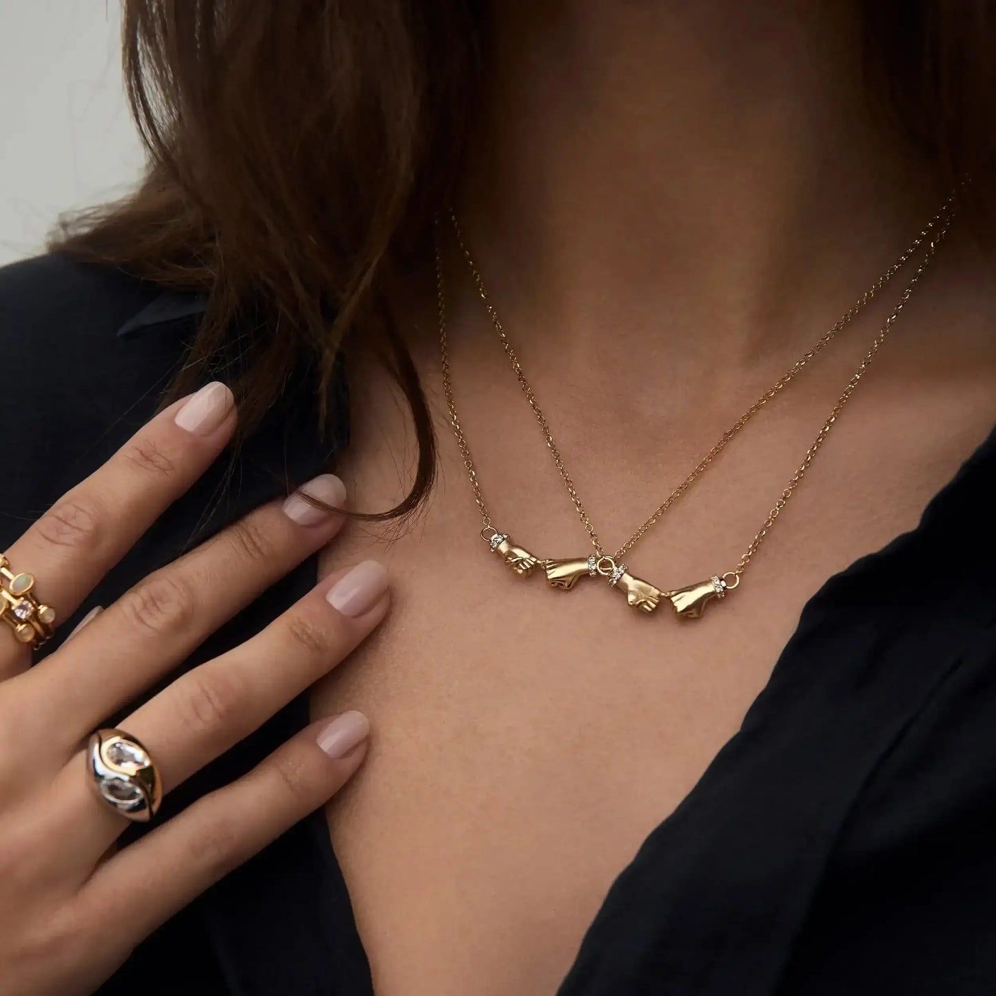 Pinky Promise Necklace Set
