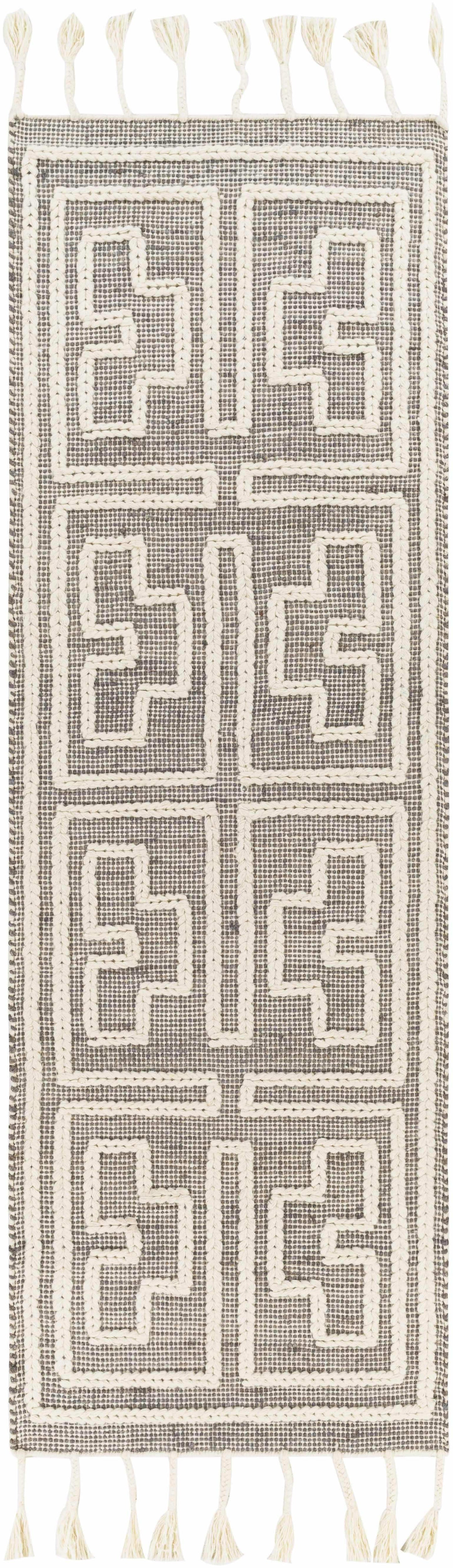 Azra Tasseled Jute&Wool Rug - Clearance