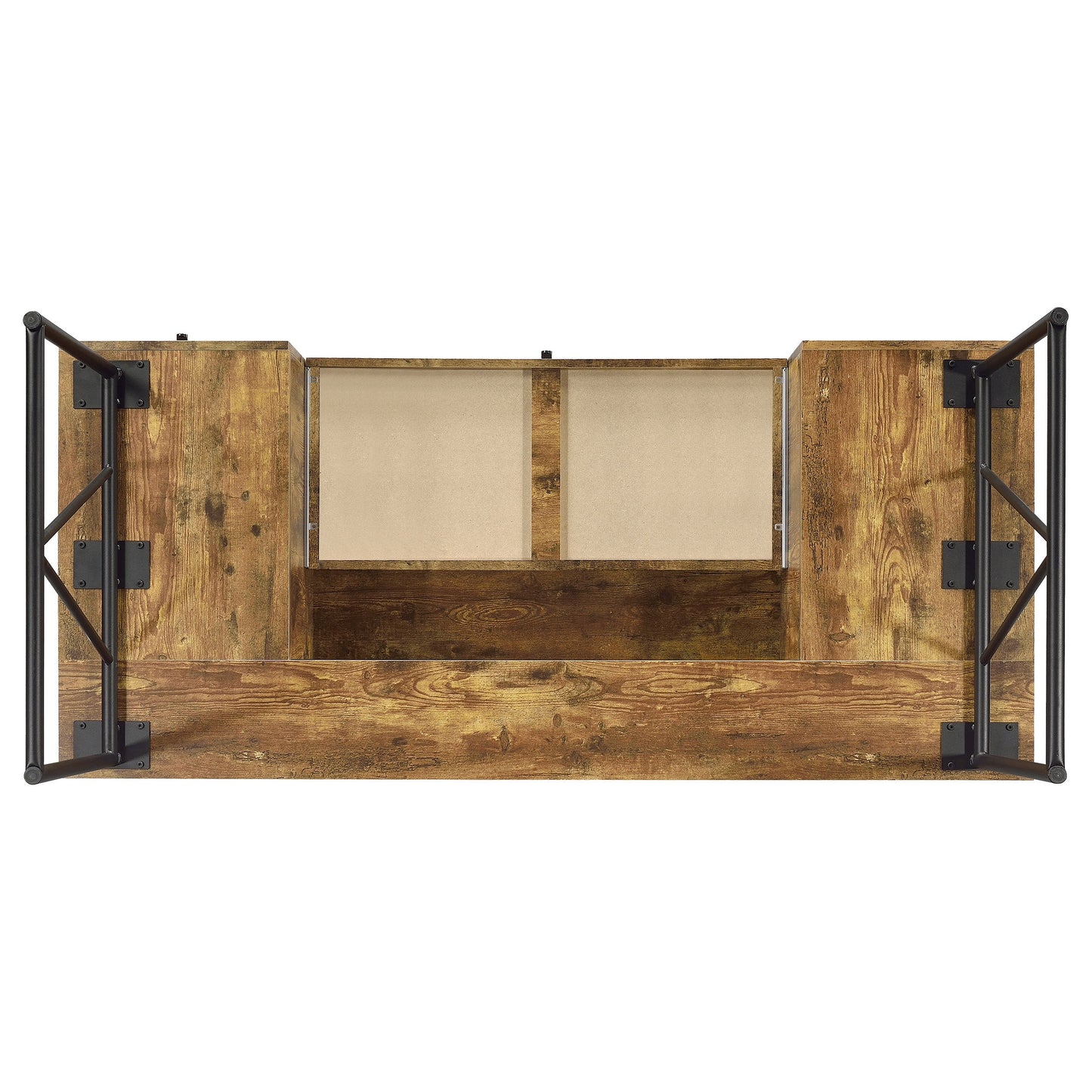 Sonoma Rustic Nutmeg 4-Drawer Writing Desk