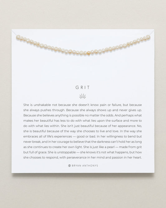 Grit Seed Pearl Anklet