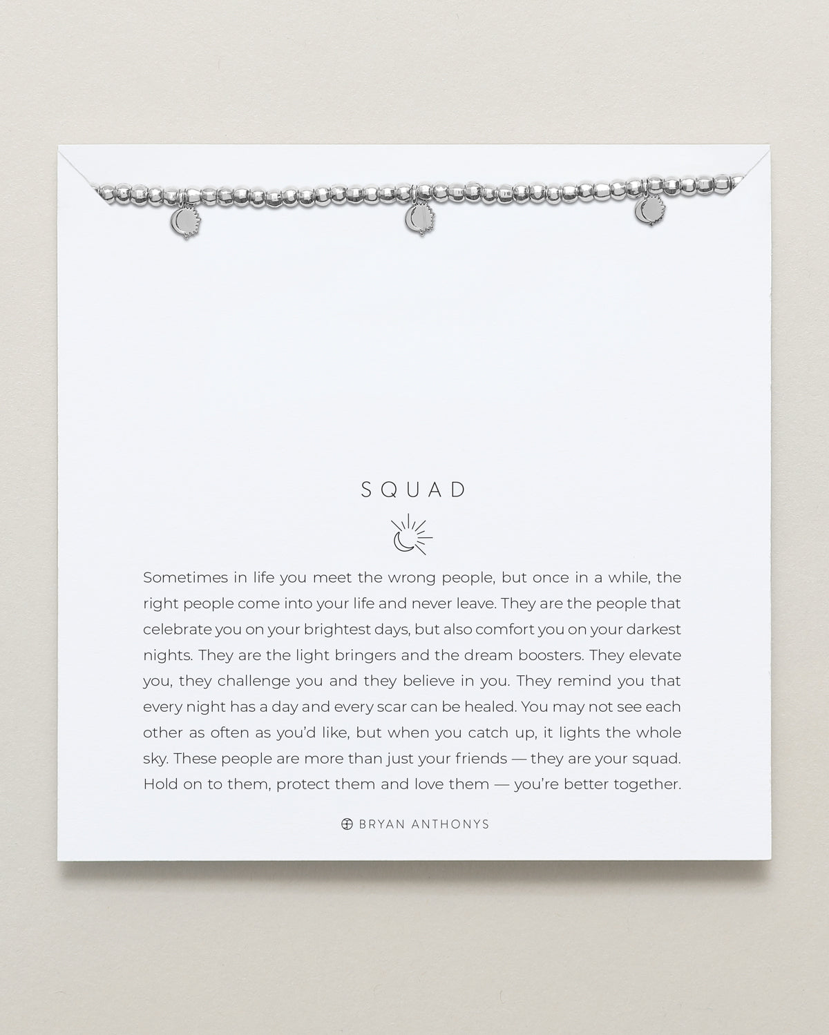 Squad Beaded Icon Bracelet