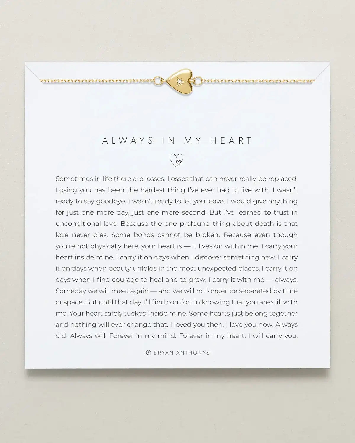 Always In My Heart Icon Bracelet