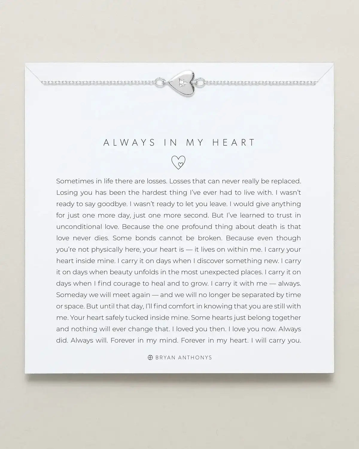Always In My Heart Icon Bracelet