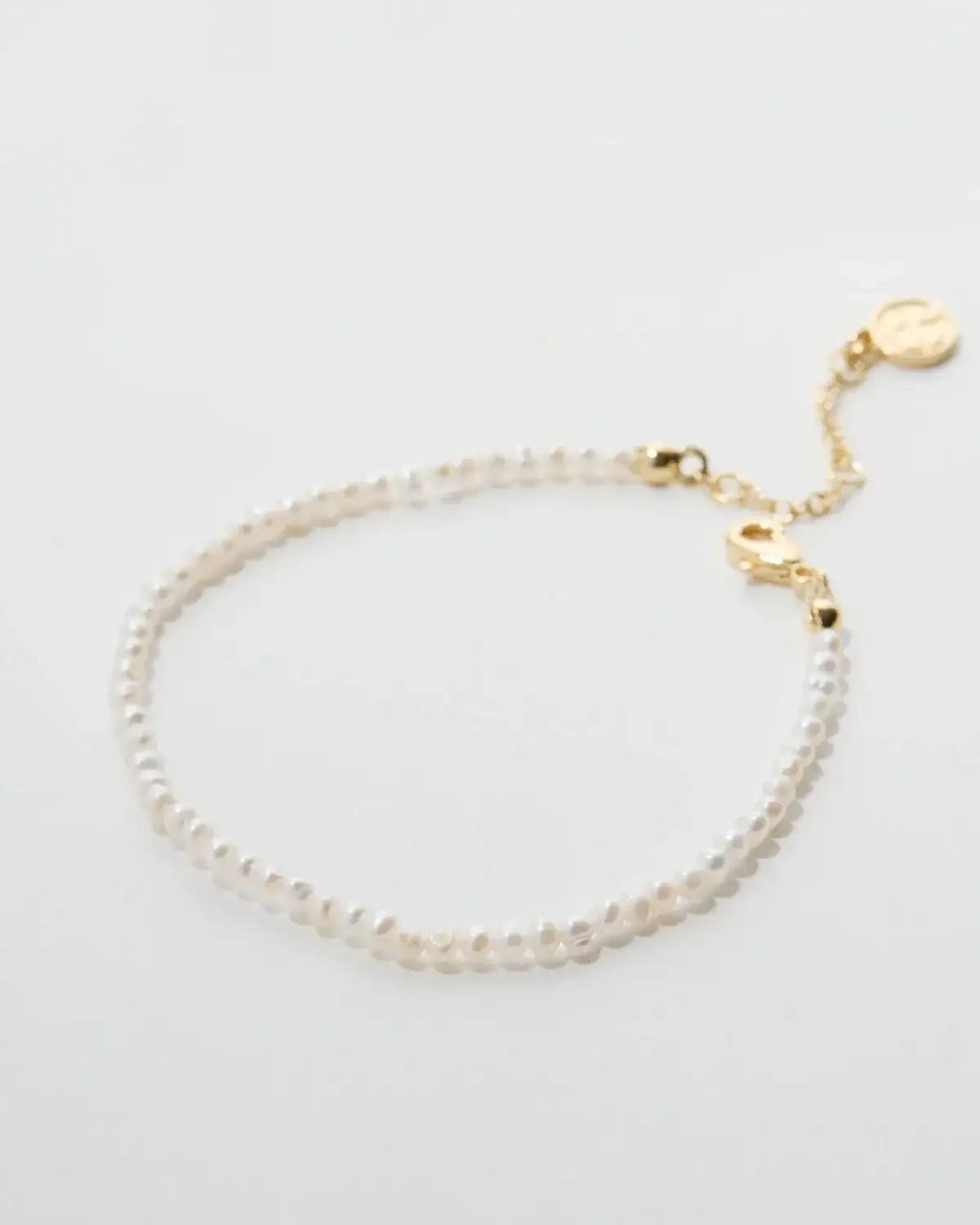 Grit Seed Pearl Anklet