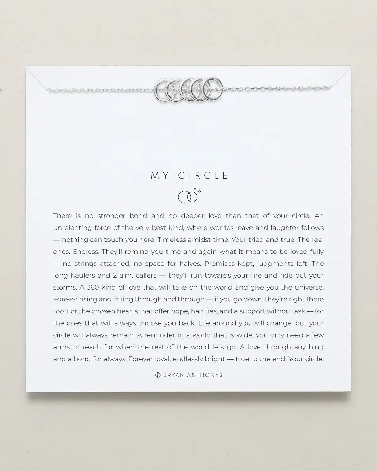 My Circle Dainty Bracelet
