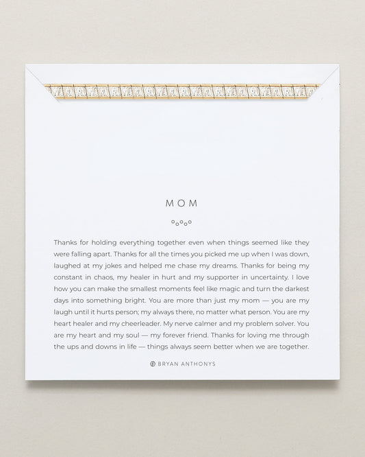 Mom Baguette Tennis Bracelet