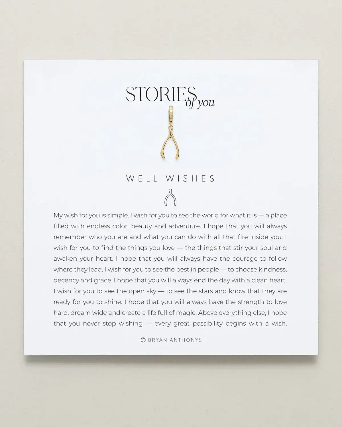Stories of You — Well Wishes Charm