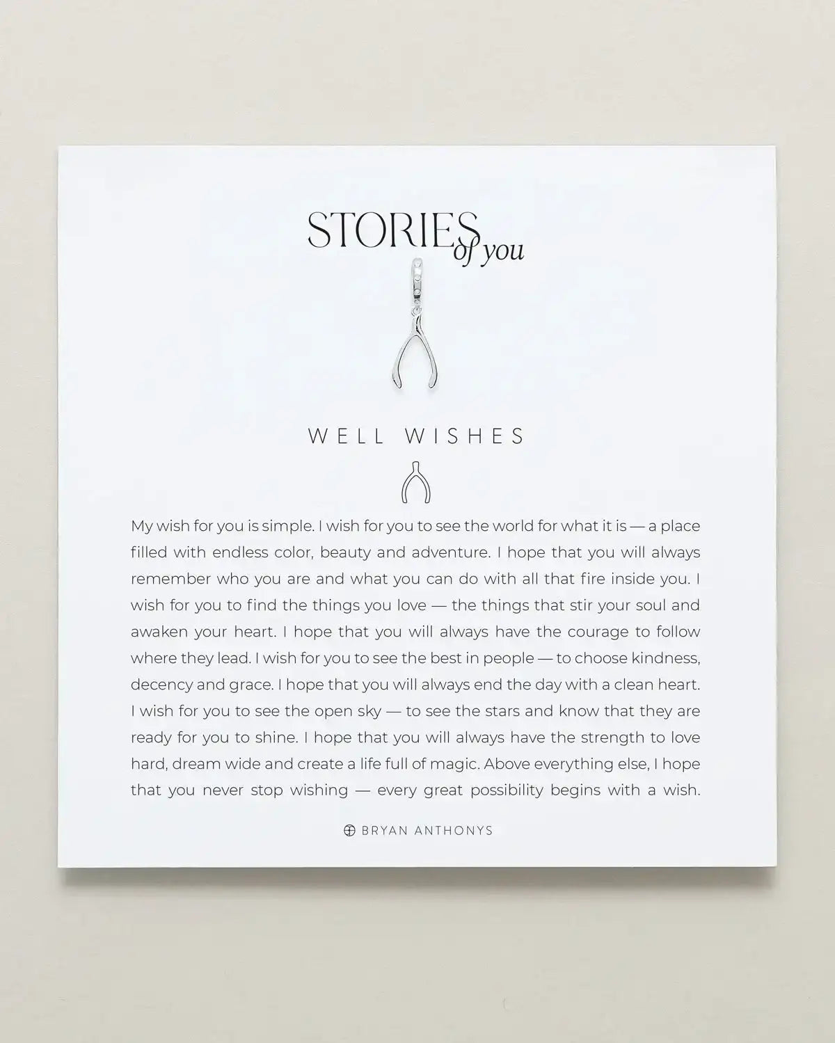 Stories of You — Well Wishes Charm