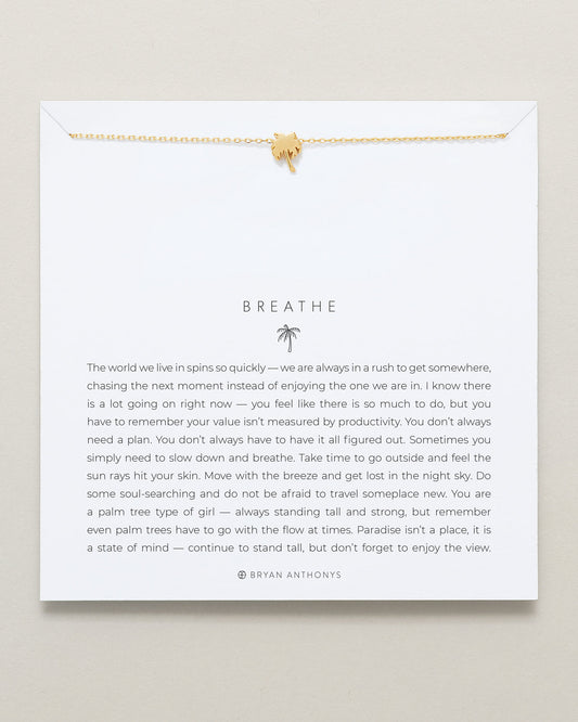 Breathe Icon Necklace