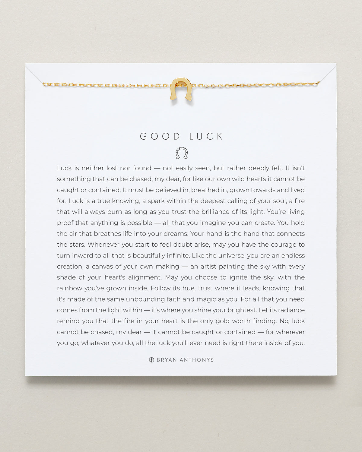Good Luck Icon Necklace
