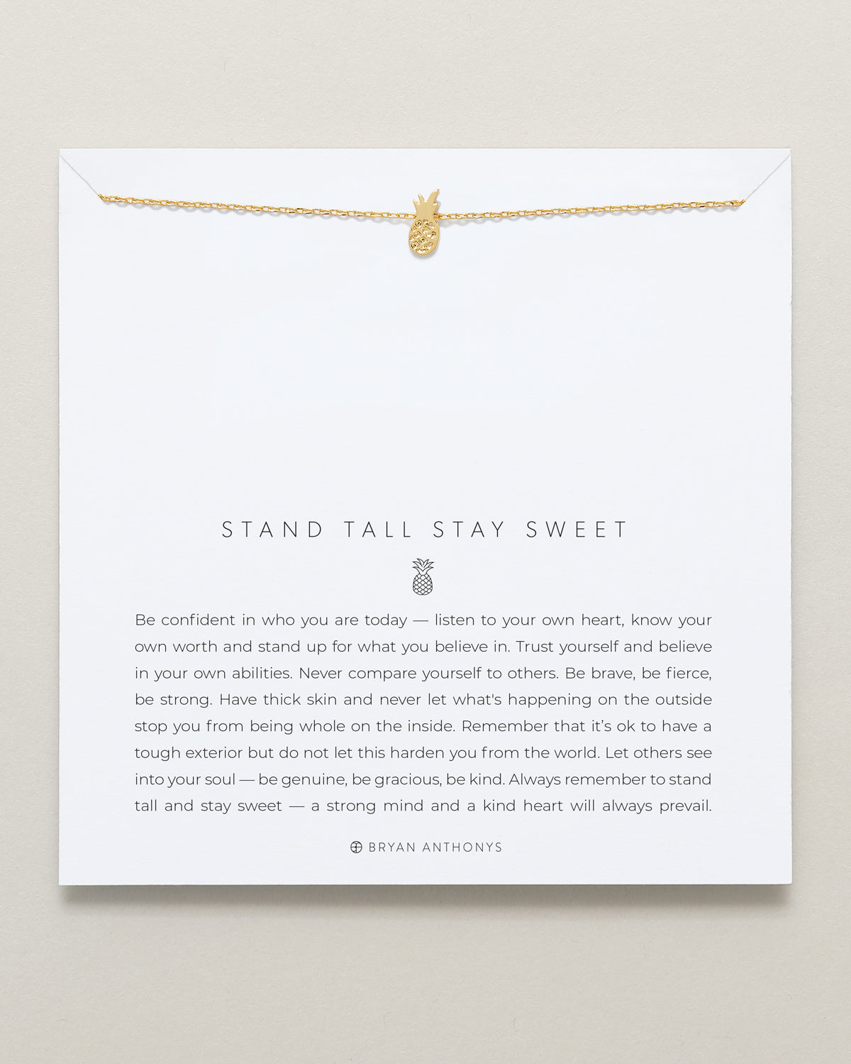 Stand Tall Stay Sweet Icon Necklace