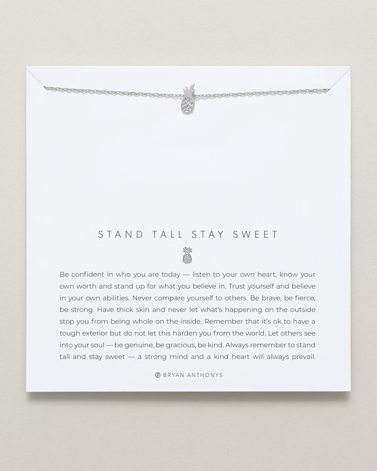 Stand Tall Stay Sweet Icon Necklace