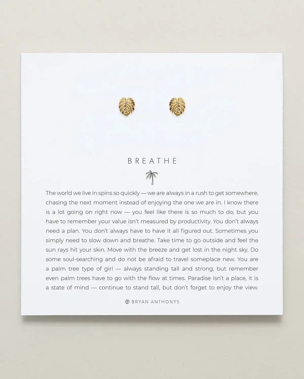 Breathe Stud Earrings