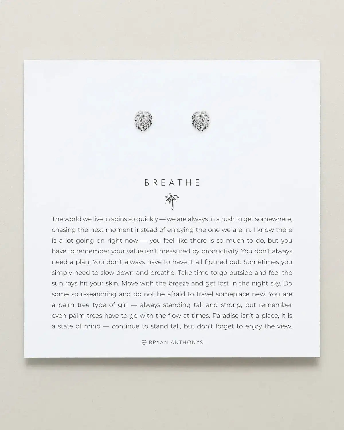 Breathe Stud Earrings