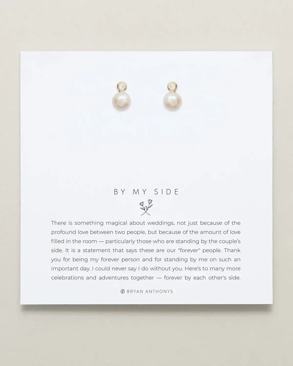 By My Side Pearl Studs