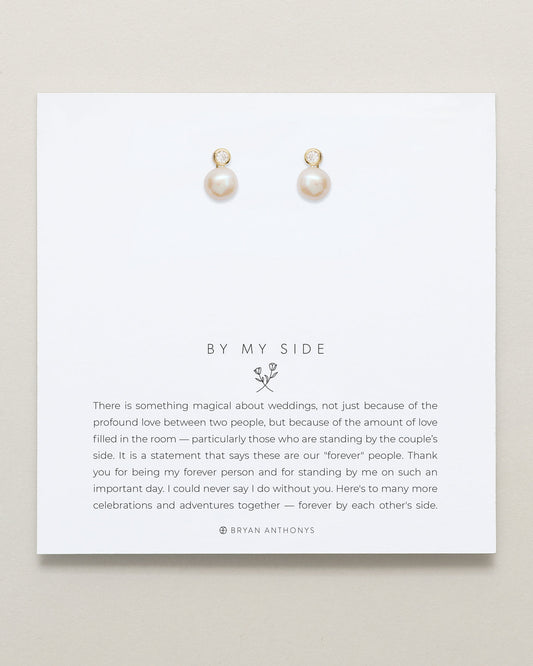 By My Side Pearl Studs