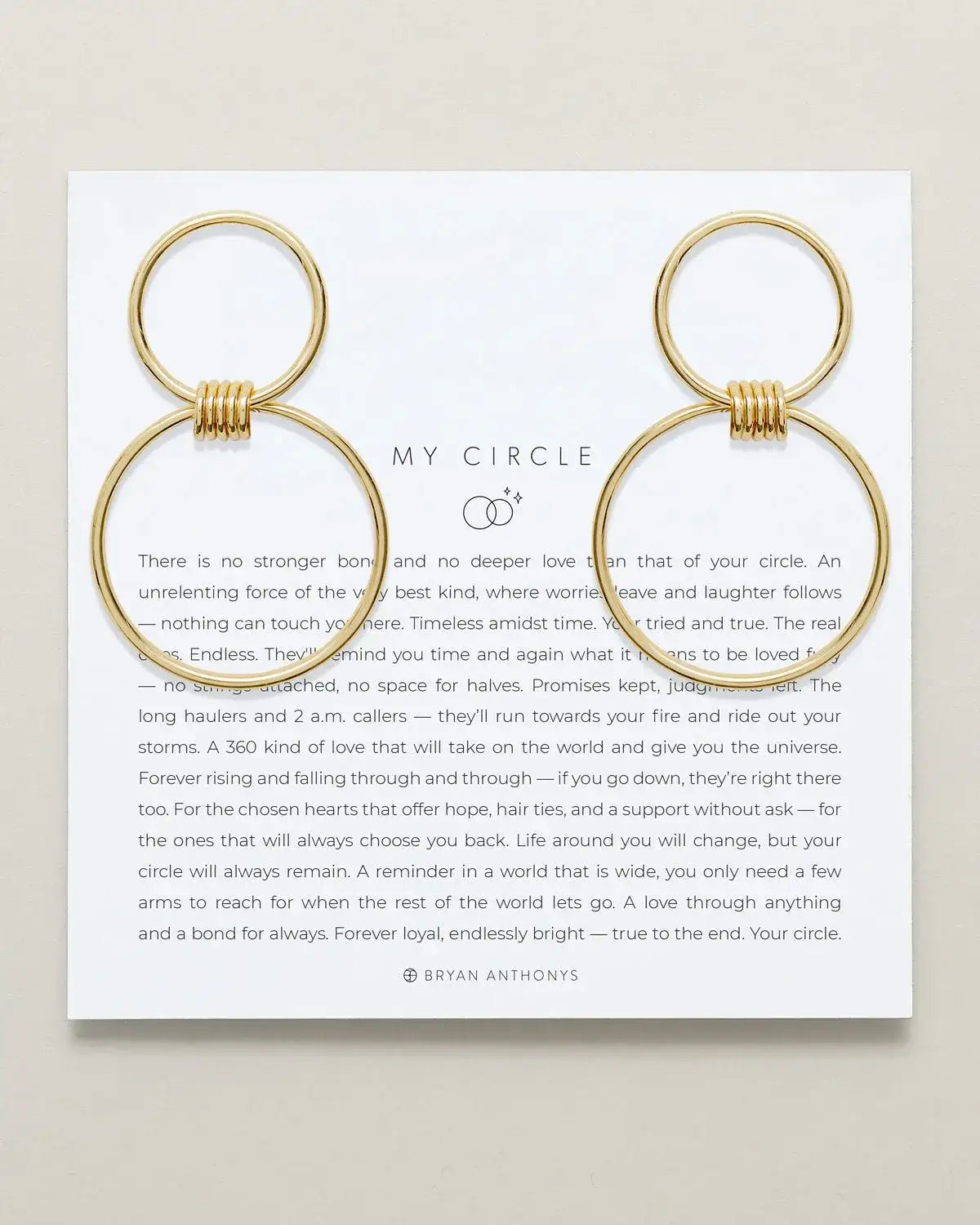 My Circle Statement Earrings