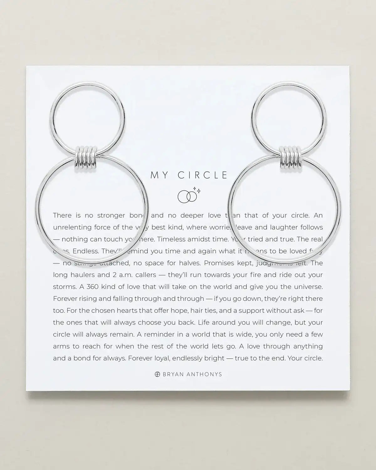 My Circle Statement Earrings