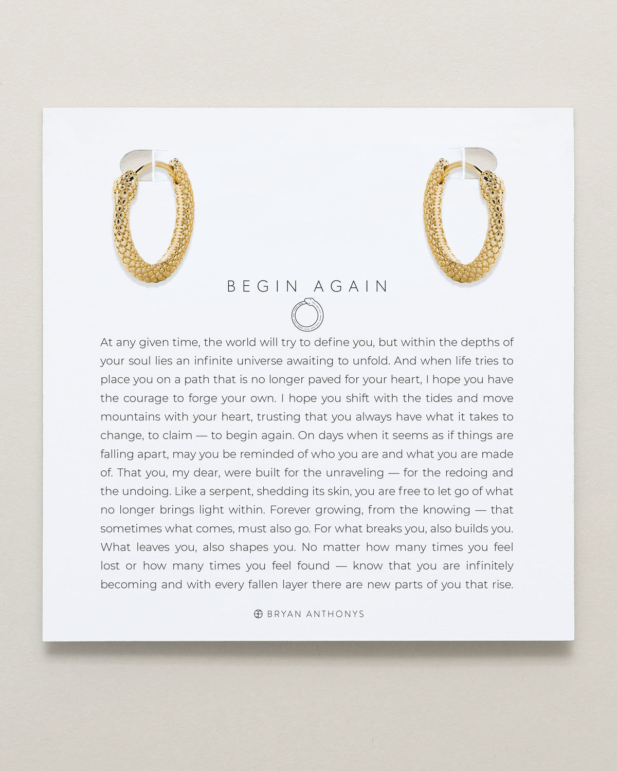 Begin Again Midi Hoop Earrings
