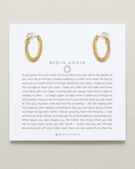 Begin Again Midi Hoop Earrings