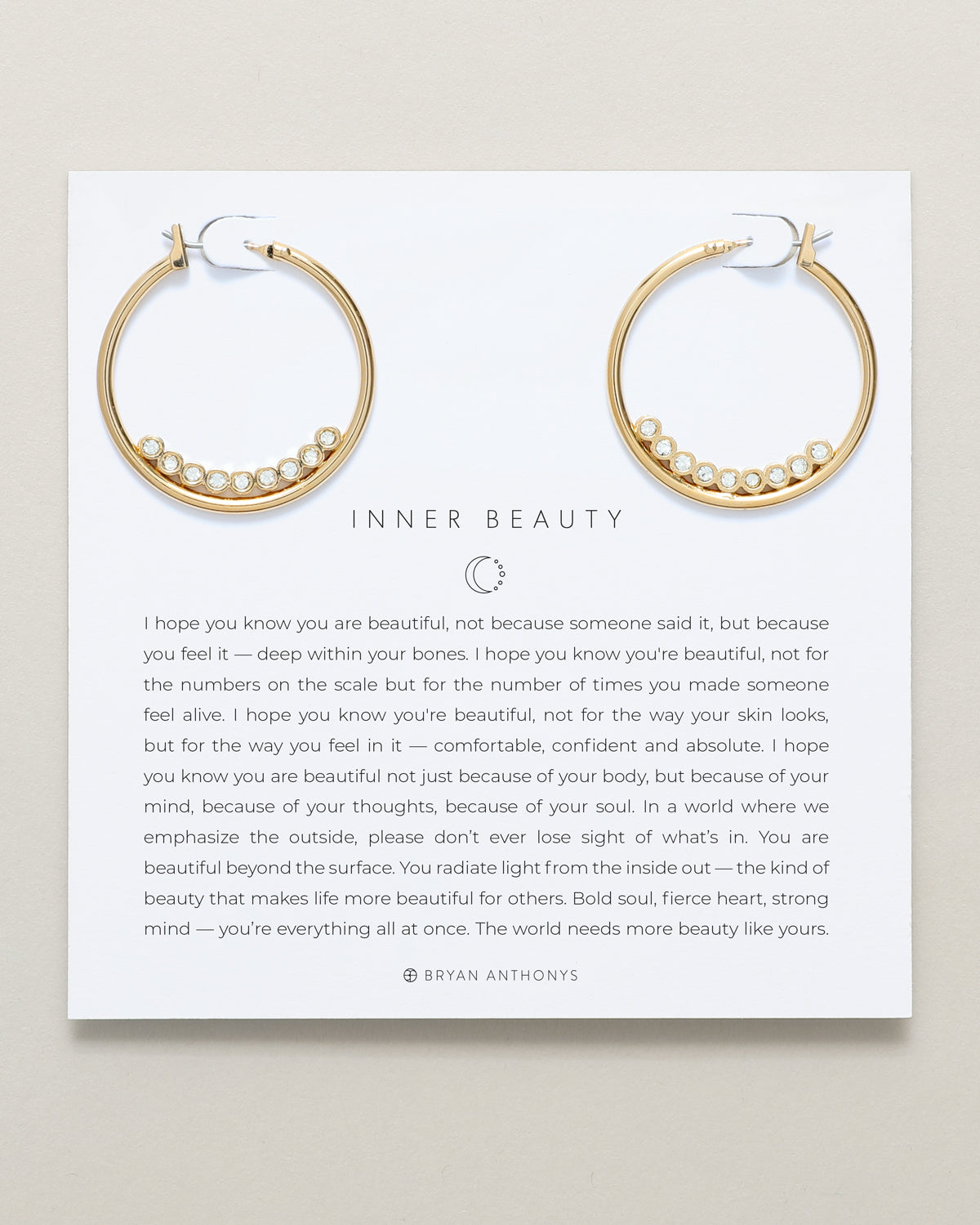 Inner Beauty Hoop Earrings