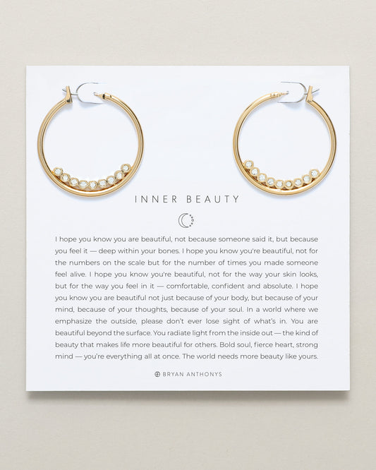 Inner Beauty Hoop Earrings