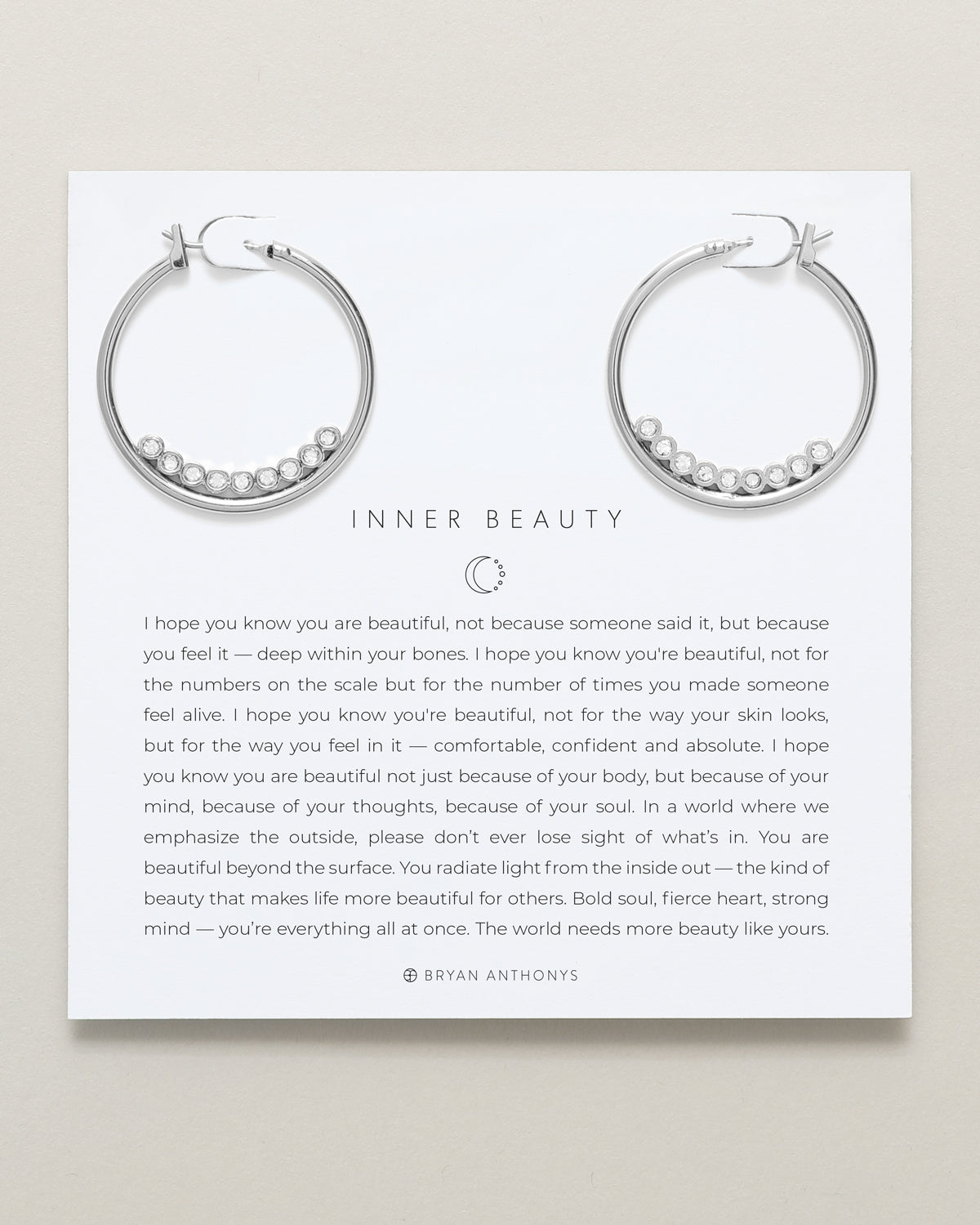 Inner Beauty Hoop Earrings