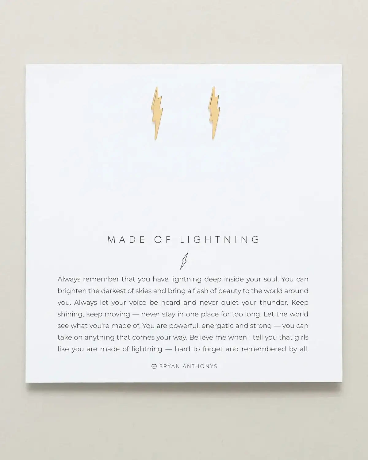 Made Of Lightning Earrings