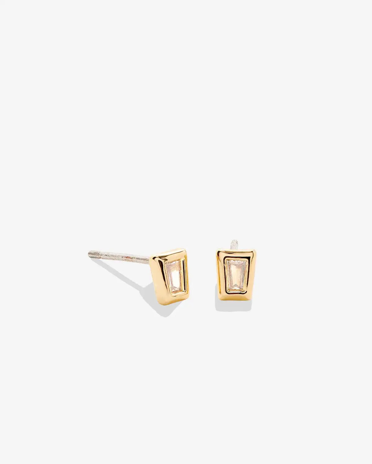 Radiance Baguette Stud Earrings