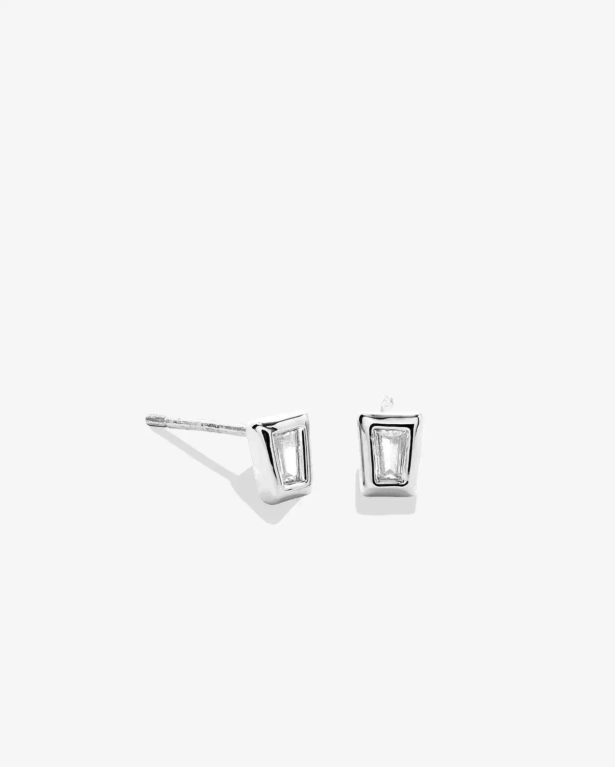 Beautifully Broken Baguette Stud Earrings