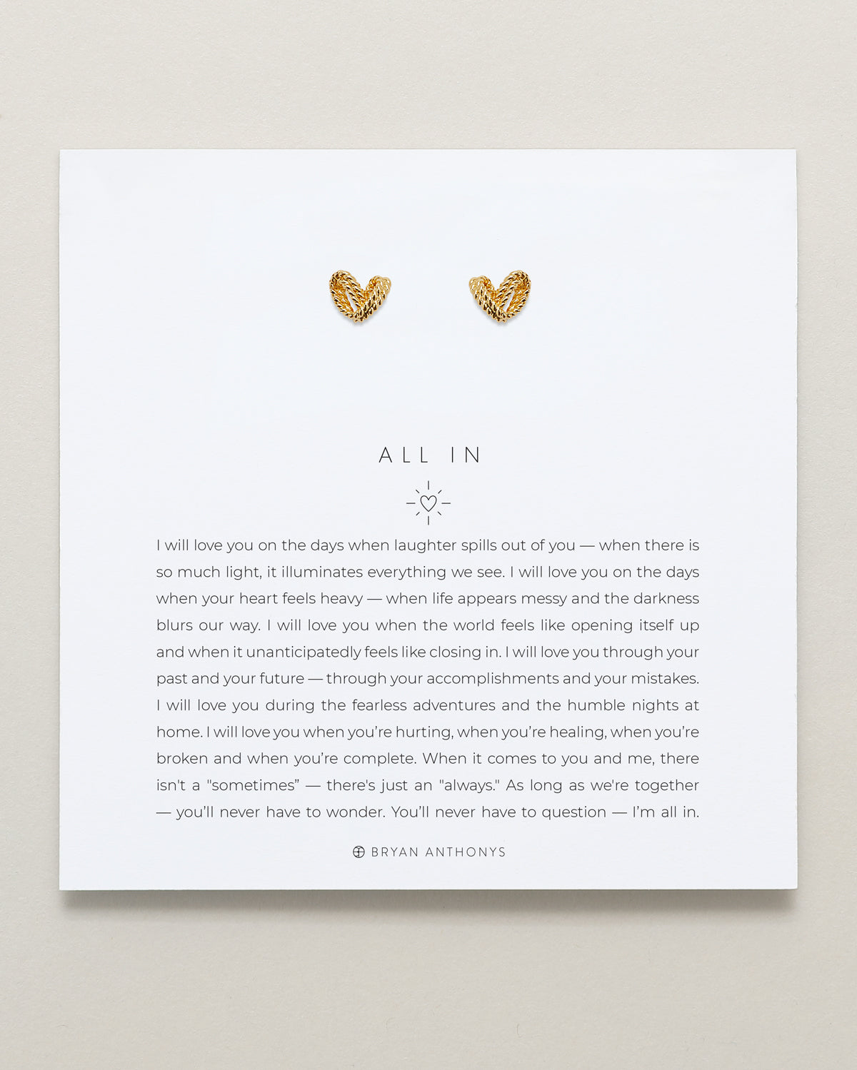 All In Stud Earrings